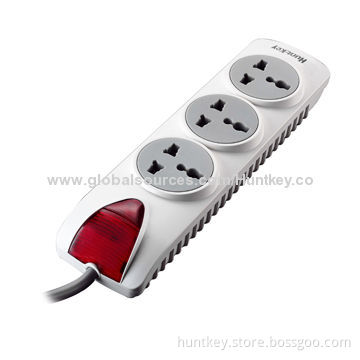 Universal Power Strip with Three Independent Switches